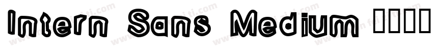 Intern Sans Medium字体转换